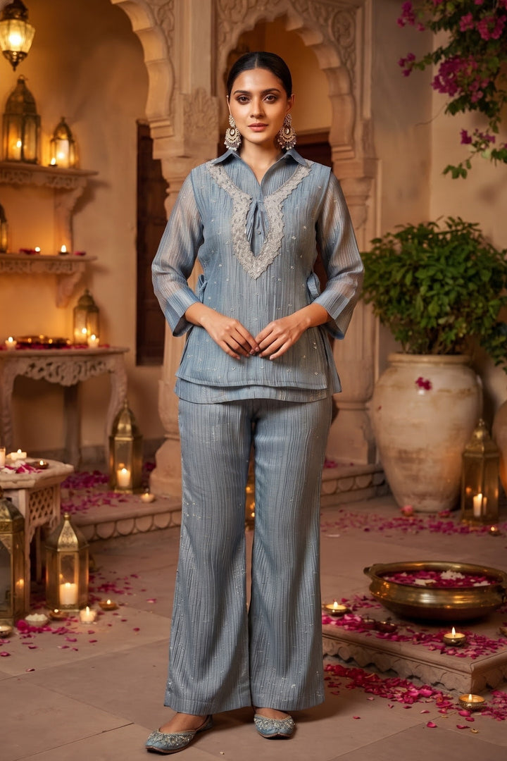 Velora Glimmer- Women’s 3 Piece Designer Party Wear set