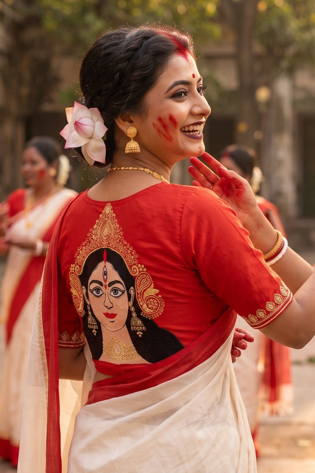 Ashtami Aradhya Designer Blouse
