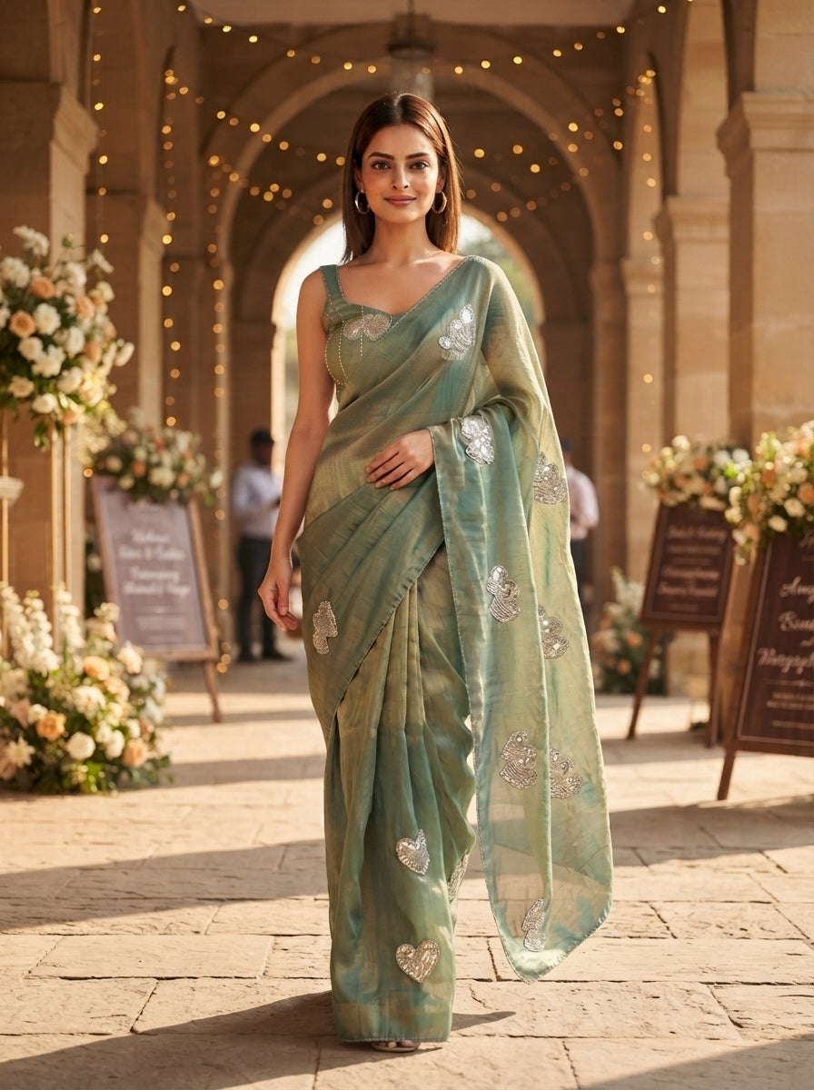 The Woven Crown Fancy Silk Saree