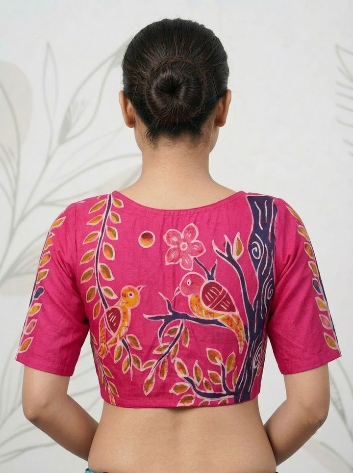 Song of the Sparrow – Batik Designer Blouse