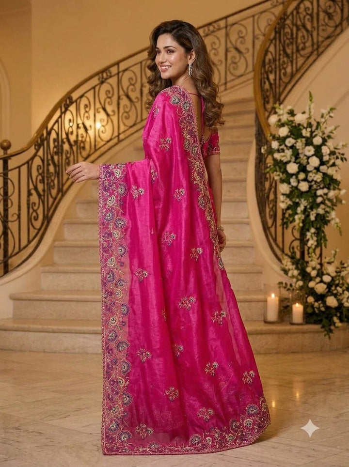 Aurum Affair – Soft Satin Organza Saree