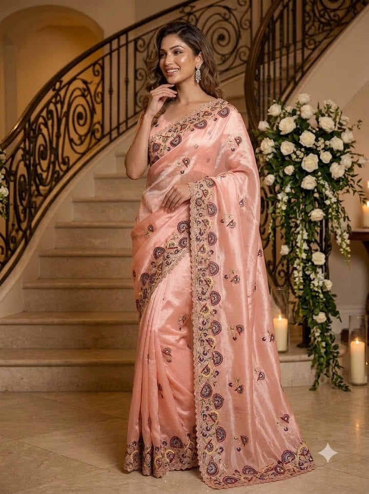 Aurum Affair – Soft Satin Organza Saree