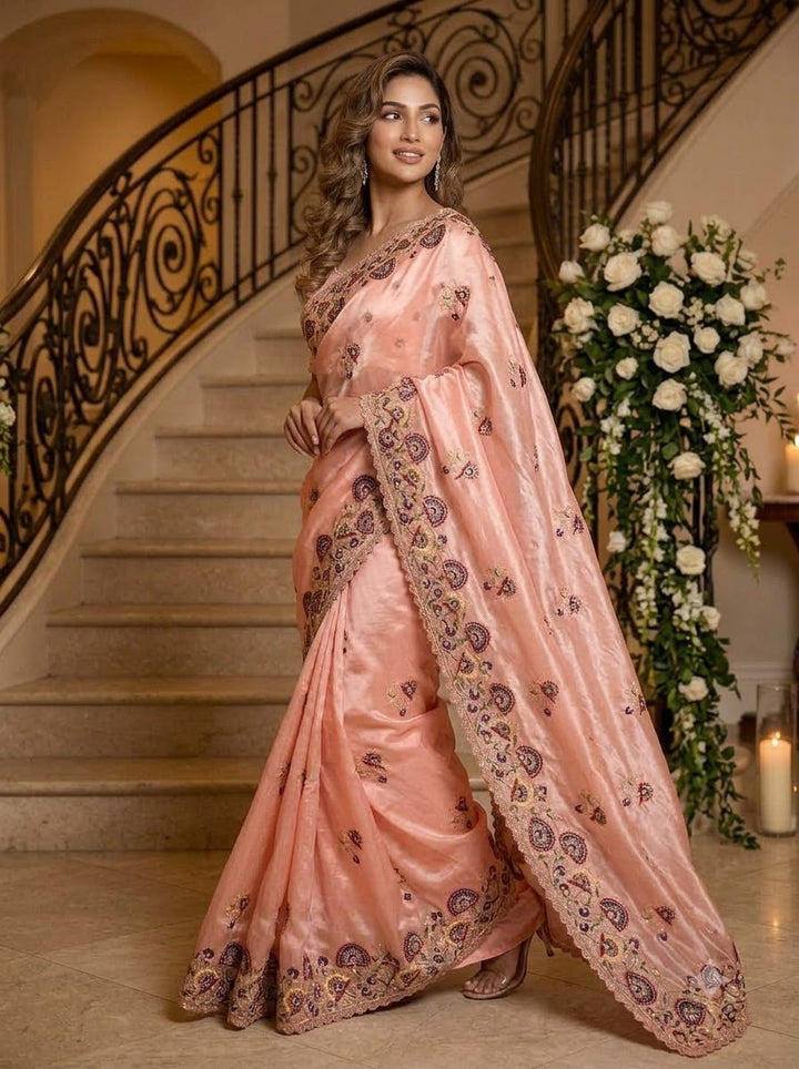 Aurum Affair – Soft Satin Organza Saree