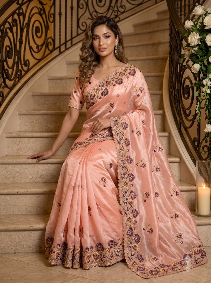 Aurum Affair – Soft Satin Organza Saree