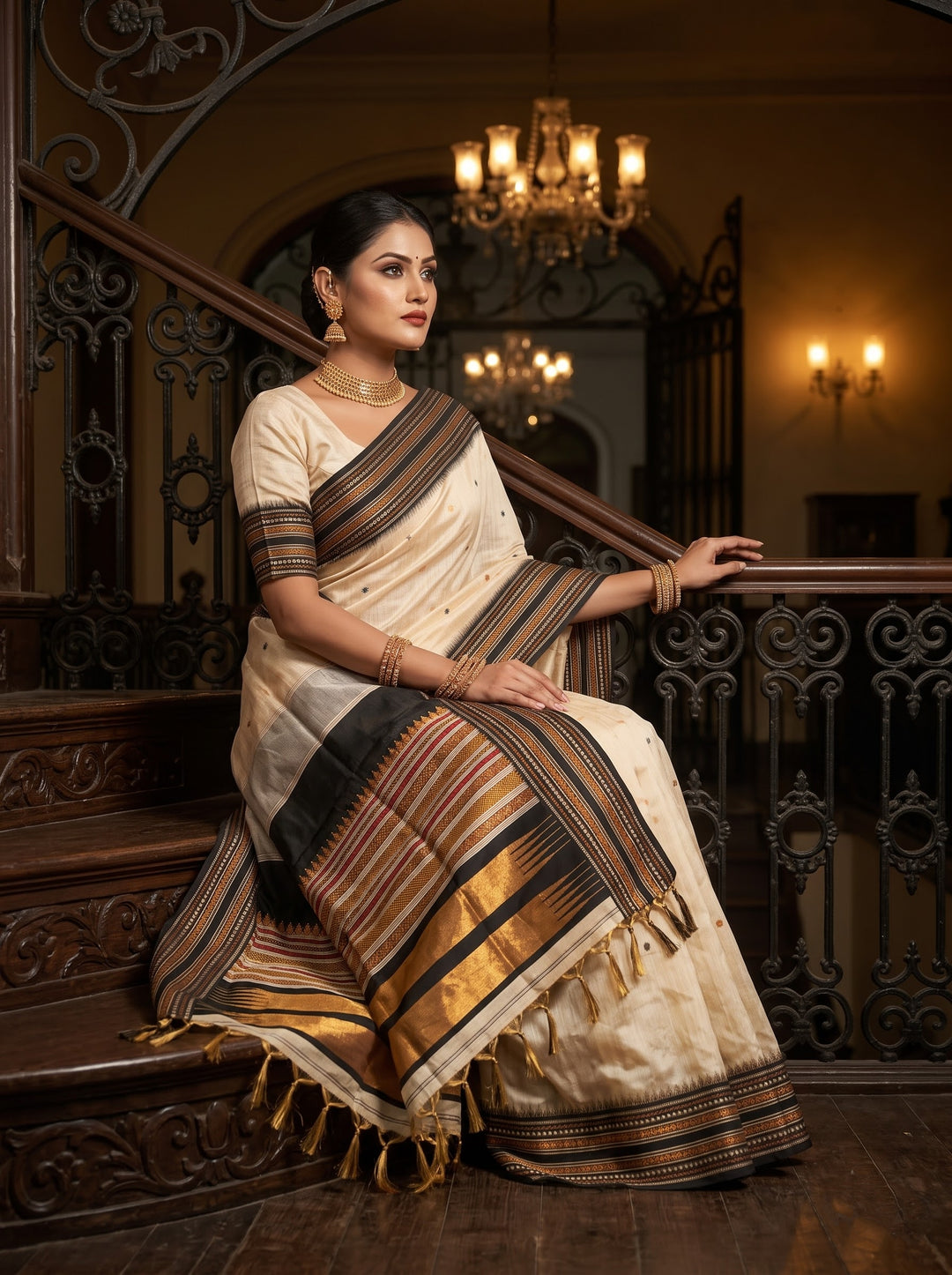 An Affair with Royalty Premium Semi Assam Silk Saree