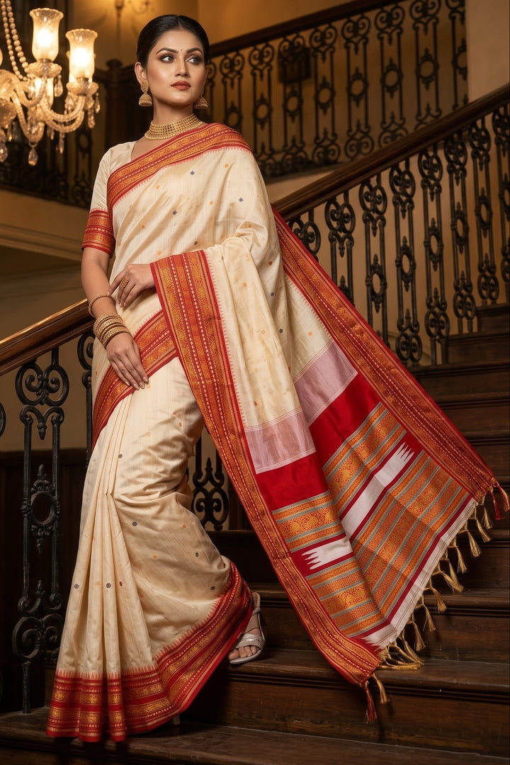 An Affair with Royalty Premium Semi Assam Silk Saree