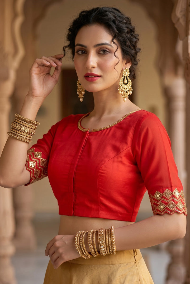 Pretty In Heritage Designer Blouse