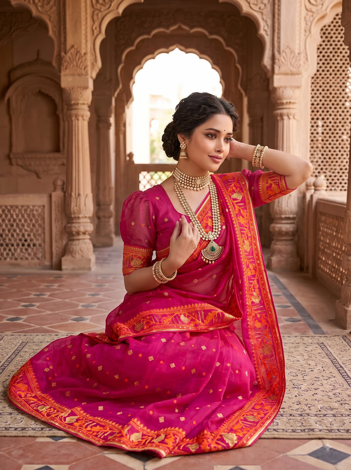 Rajmohini Katdana Jamdani Saree