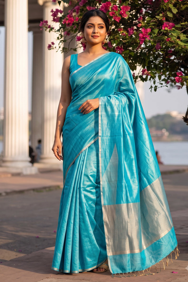 Sonar Sutra Tissue Linen Saree