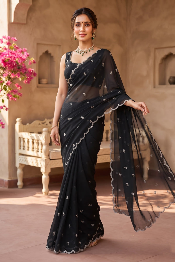 Aveline Grace - Georgette Saree