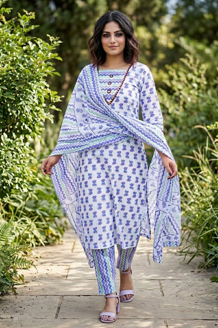 Cloud Wave  Kurti Set