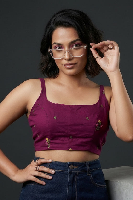 Steady Ideas- Embroidered Blouse