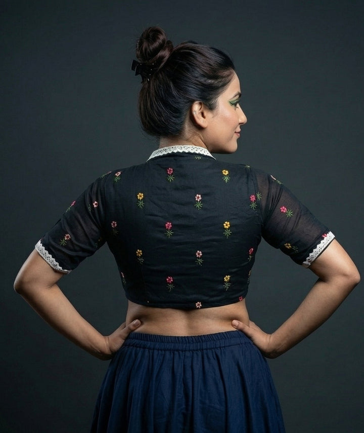 Cute And Stylish-Embroidered Blouse