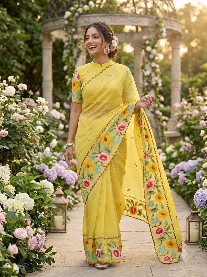 Meadow Sonnet Georgette Designer Saree