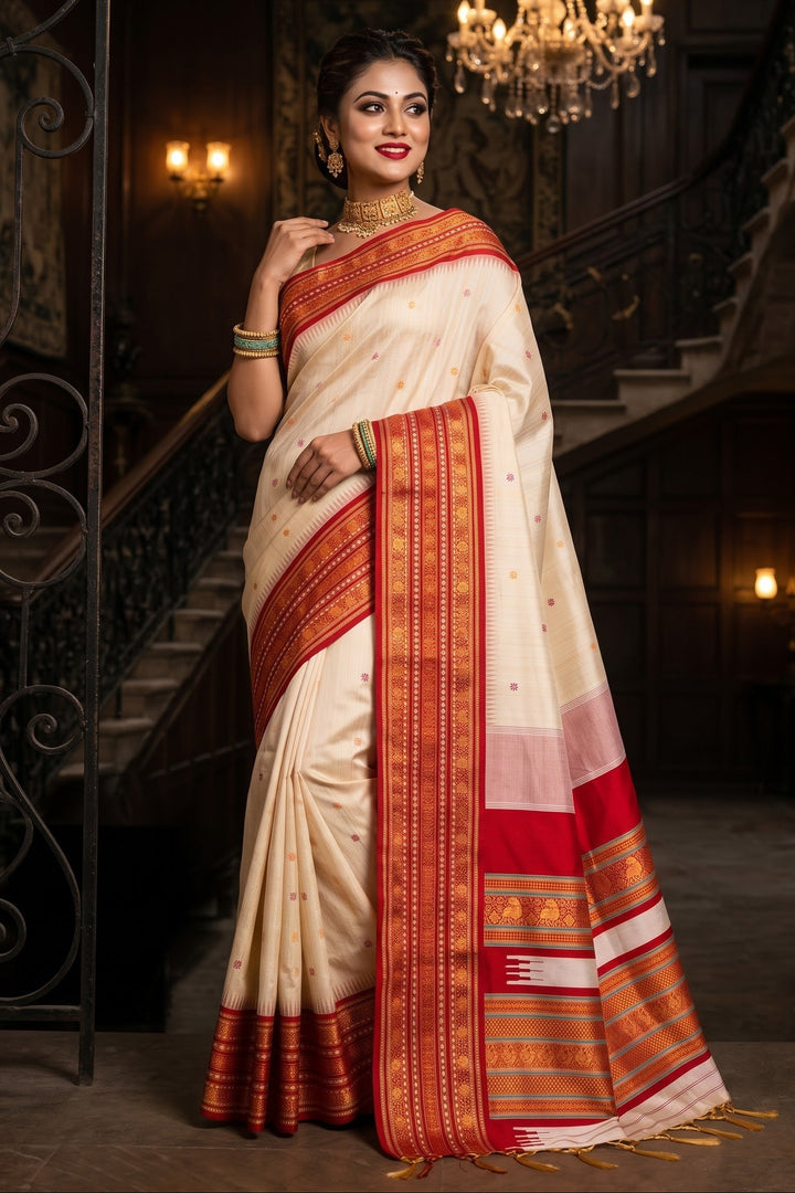 An Affair with Royalty Premium Semi Assam Silk Saree