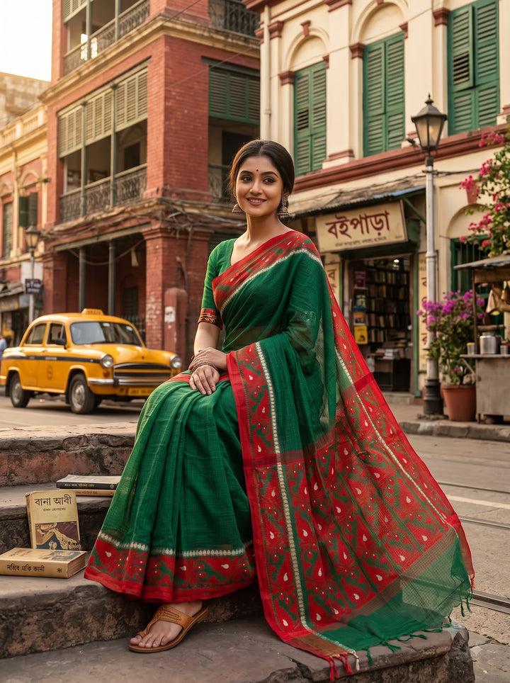 Prothom Boishakh(প্রথম বৈশাখ) Premium Kota Jamdani Saree