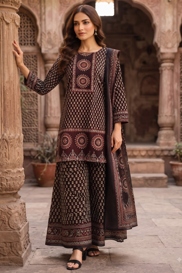 Floral Fable Cotton Kurti Set