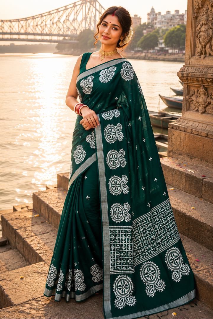 Niharika Khadi Cotton Saree