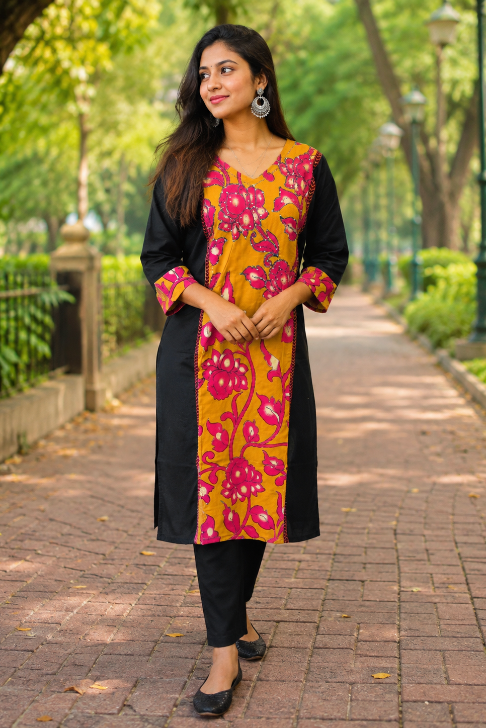 Meetings to Moments- Cotton  Kurti Set