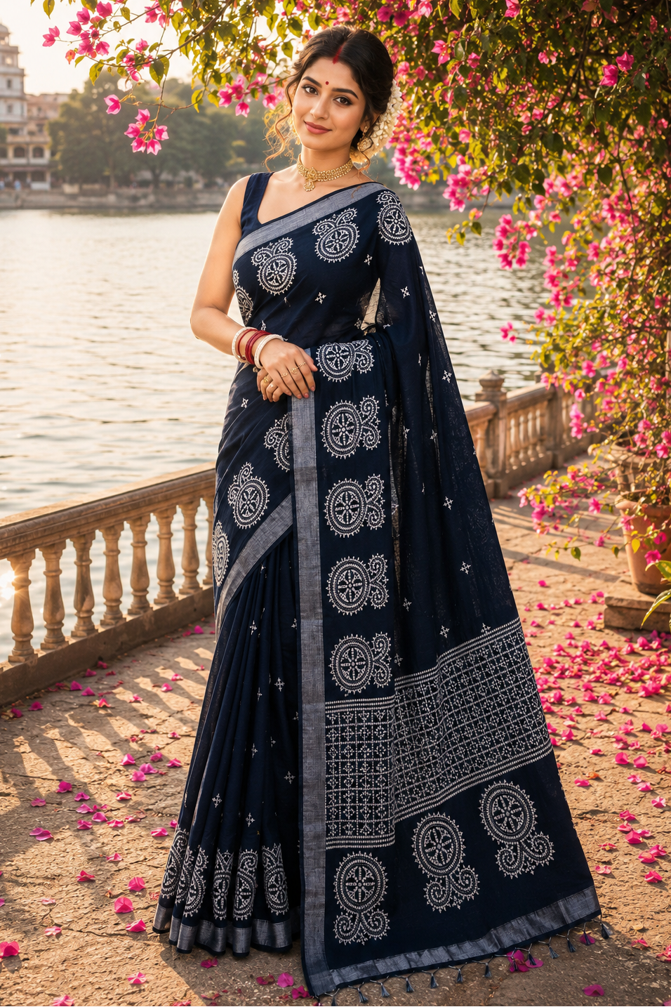 Niharika Khadi Cotton Saree