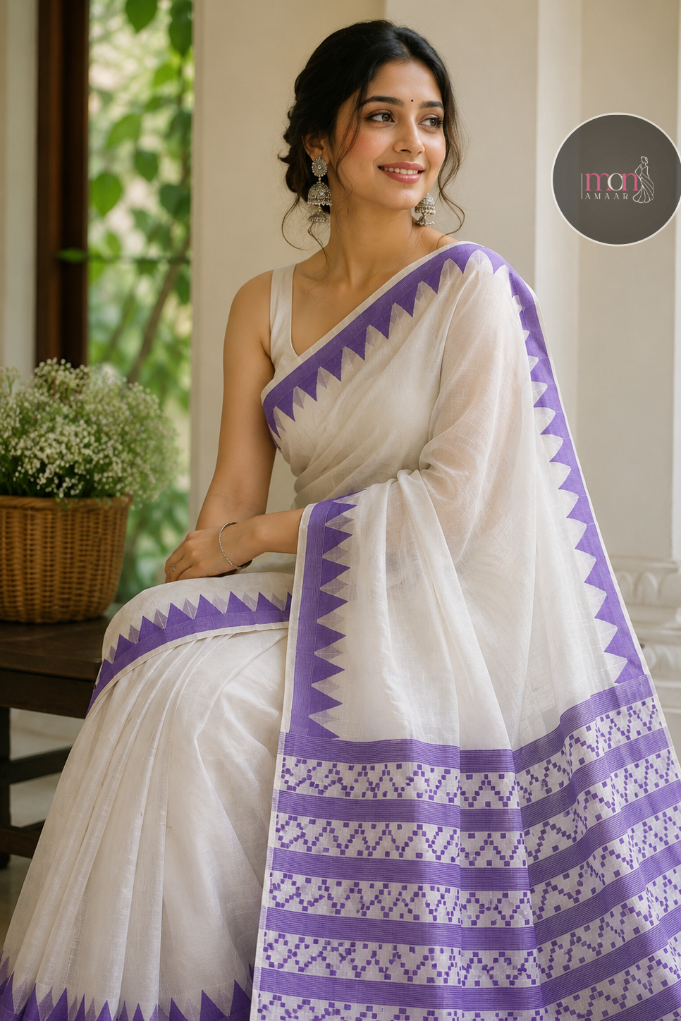 Rangamaya  Jamdani  Saree