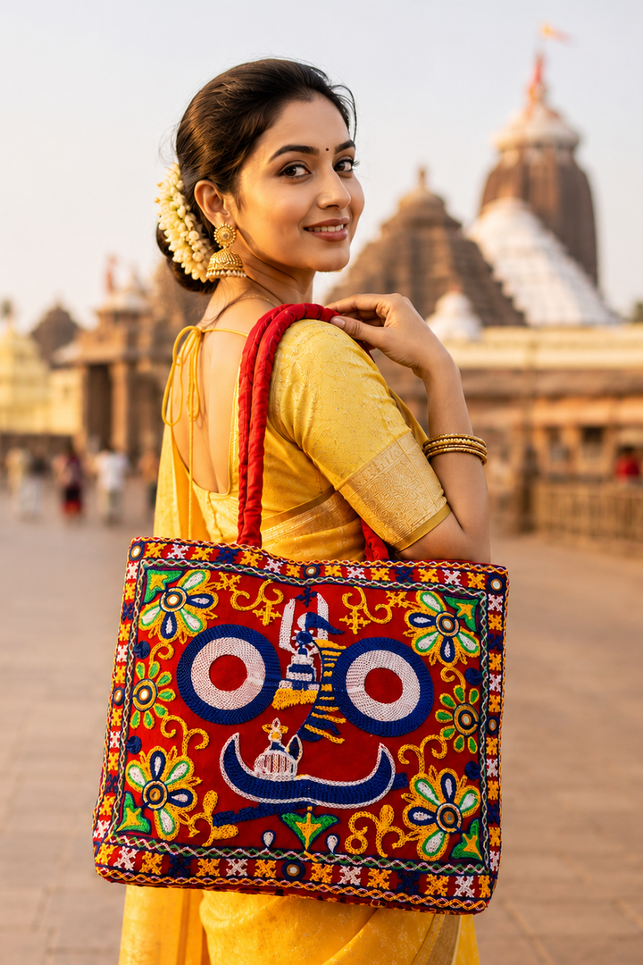 Rath Katha- Embroidered Tote Bag