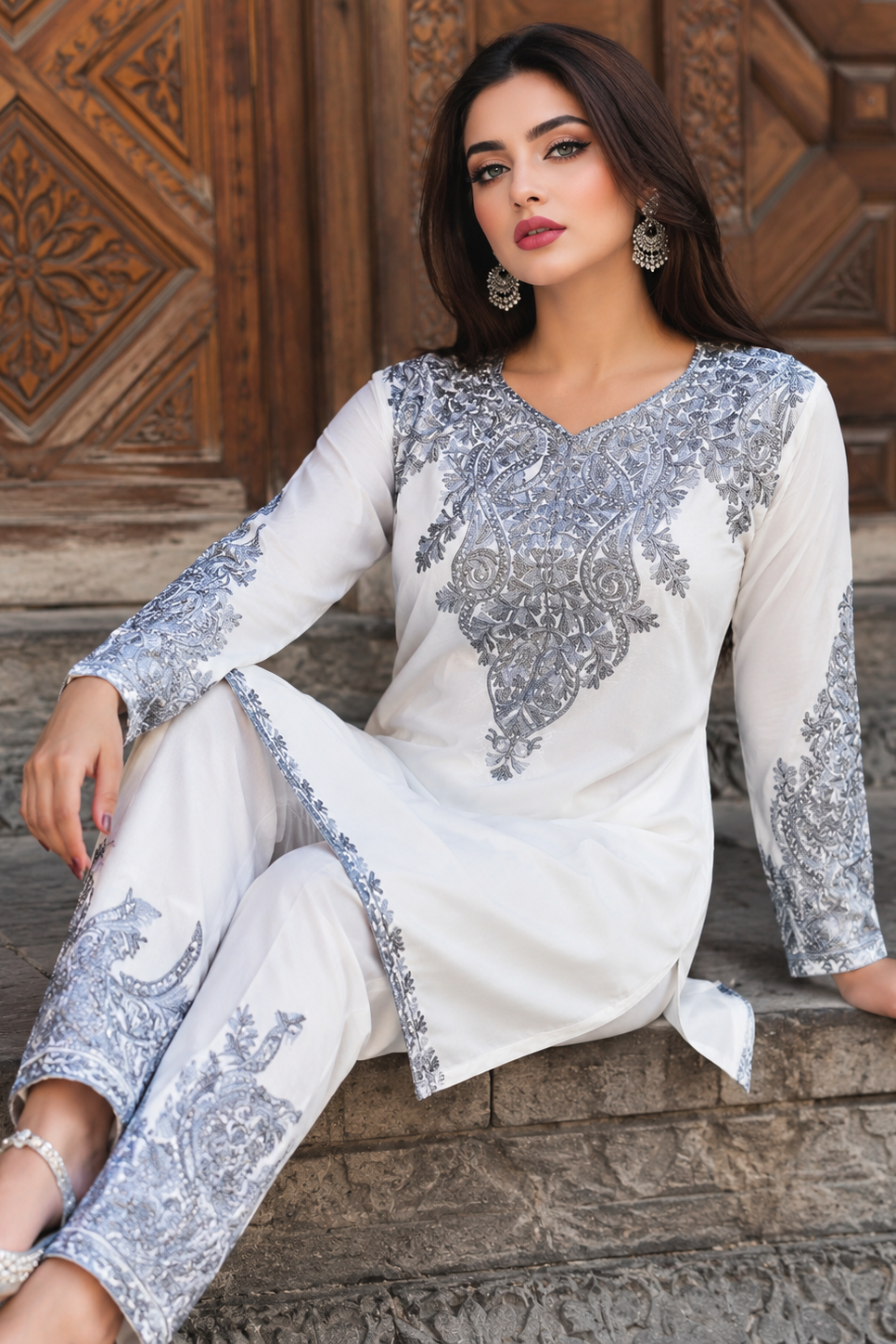 Magic of Kashmir - Special Kurti With Pant