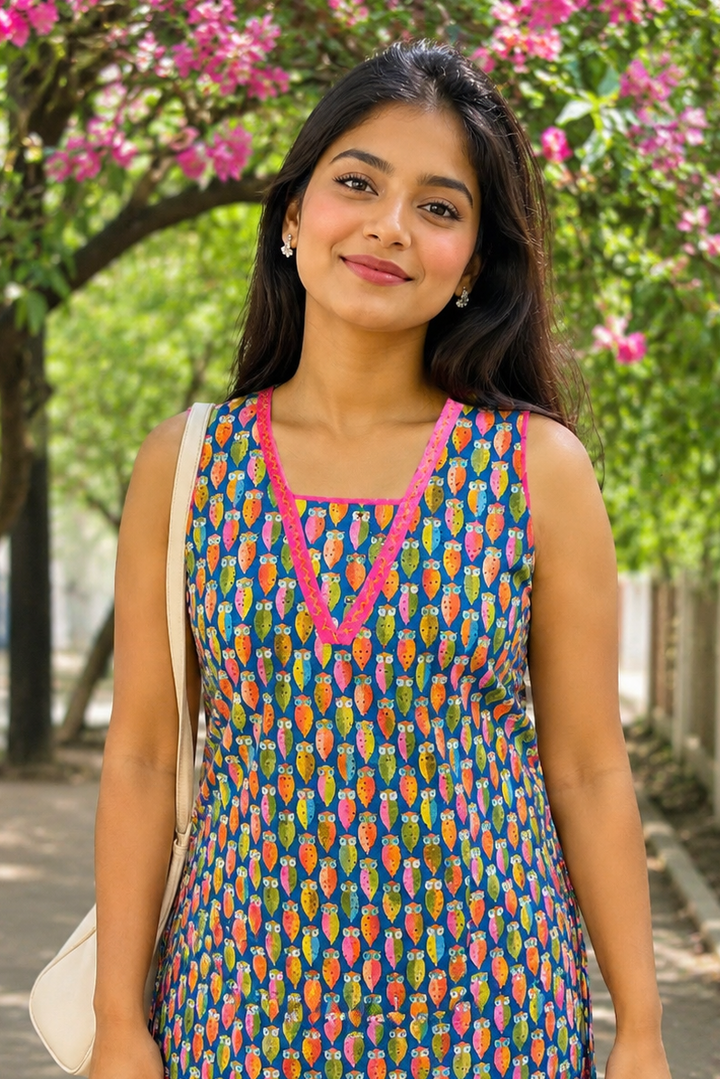 Fortune Favors-Cotton Kurti