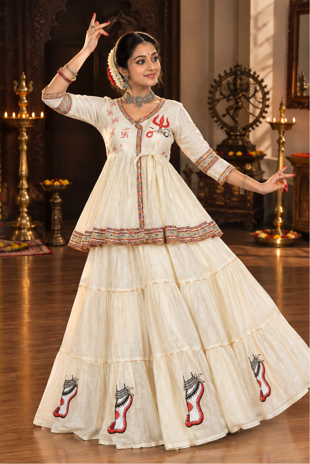 Nritya Mohini Cotton Lehenga