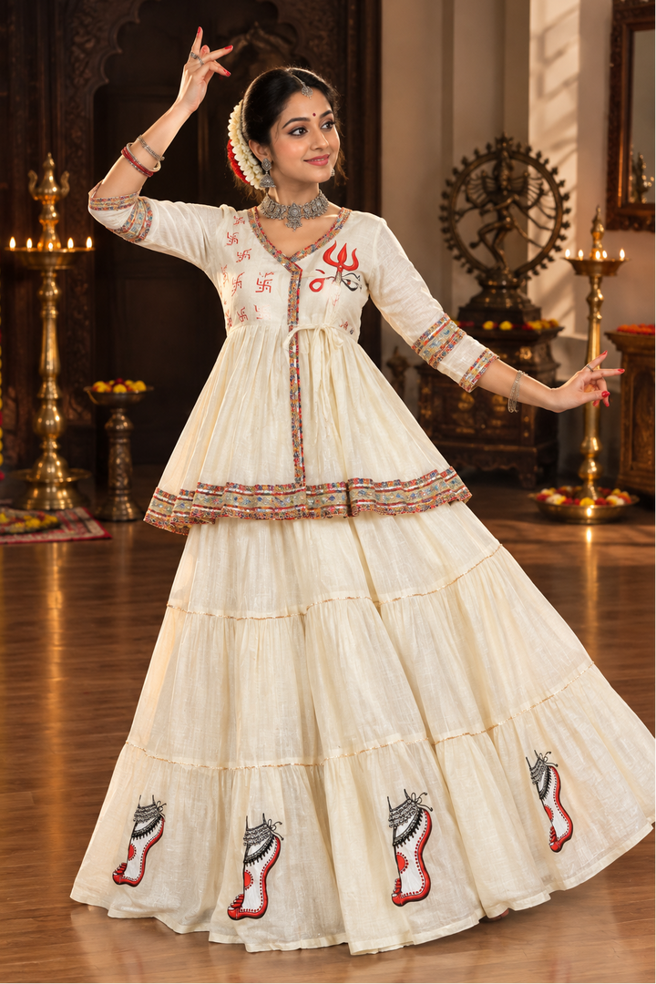 Nritya Mohini Cotton Lehenga