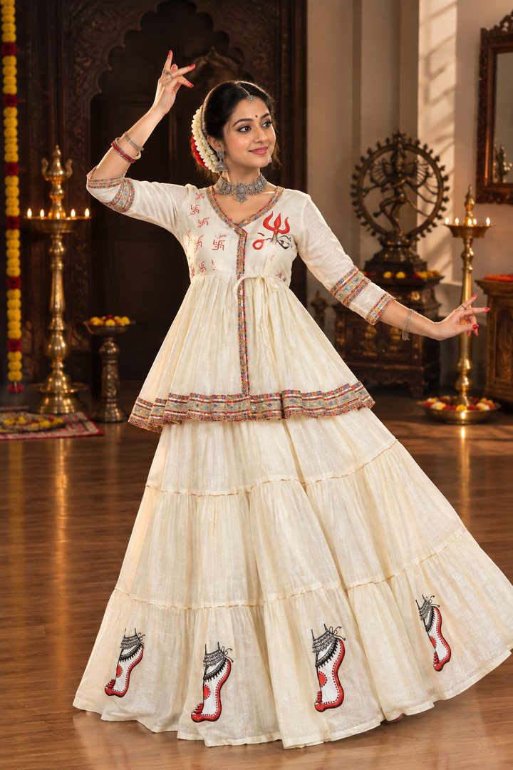 Nritya Mohini Cotton Lehenga