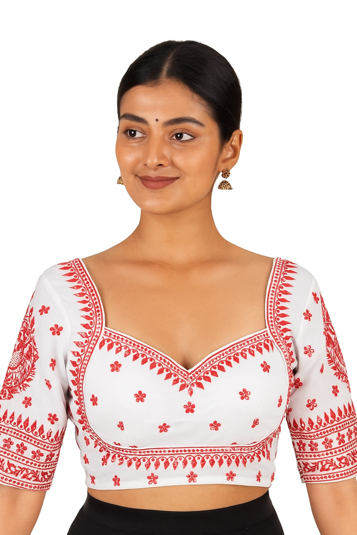 Madhubala Special Vichitra Silk Blouse