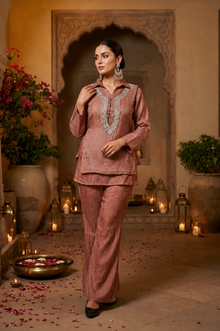 Velora Glimmer- Women’s 3 Piece Designer Party Wear set