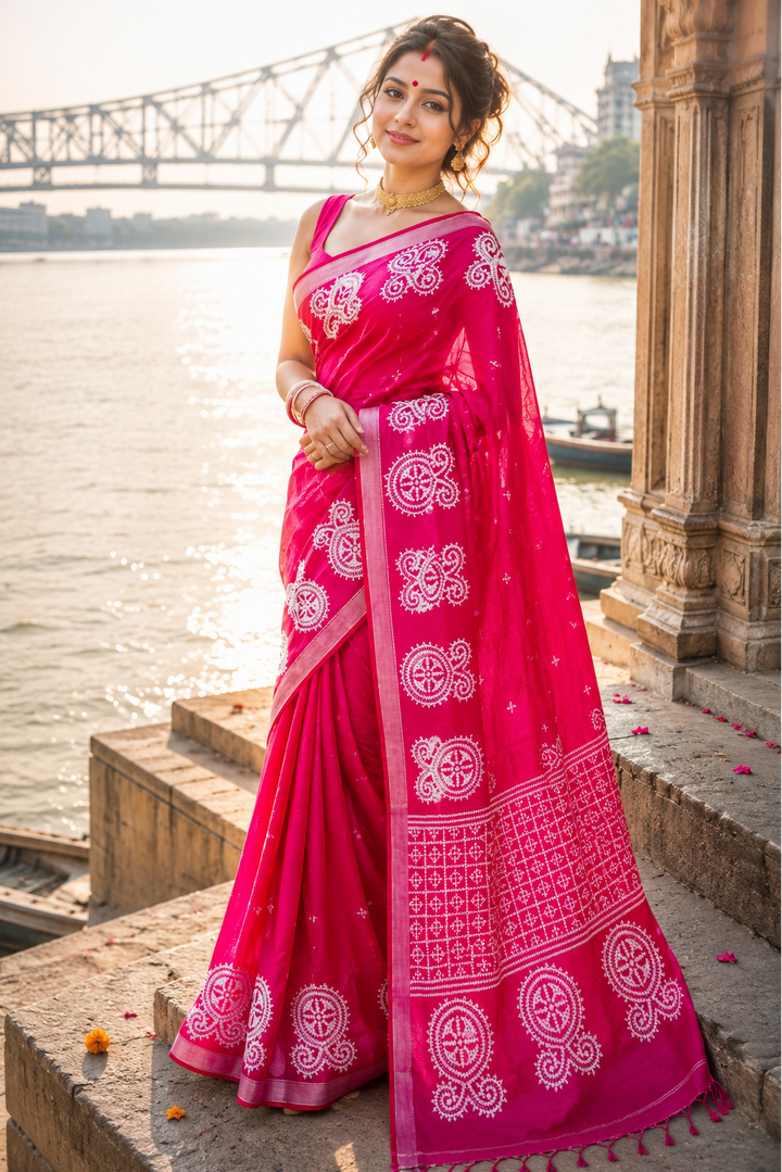 Niharika Khadi Cotton Saree