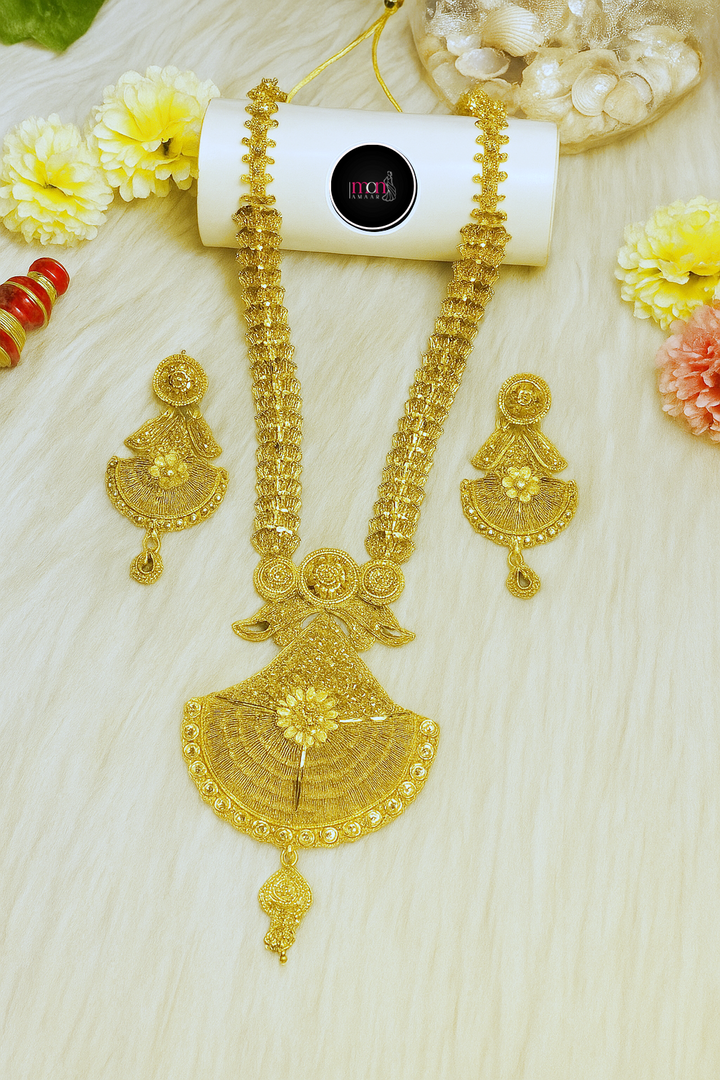Moukthika Gold Plated Sita Har Bridal Necklace set
