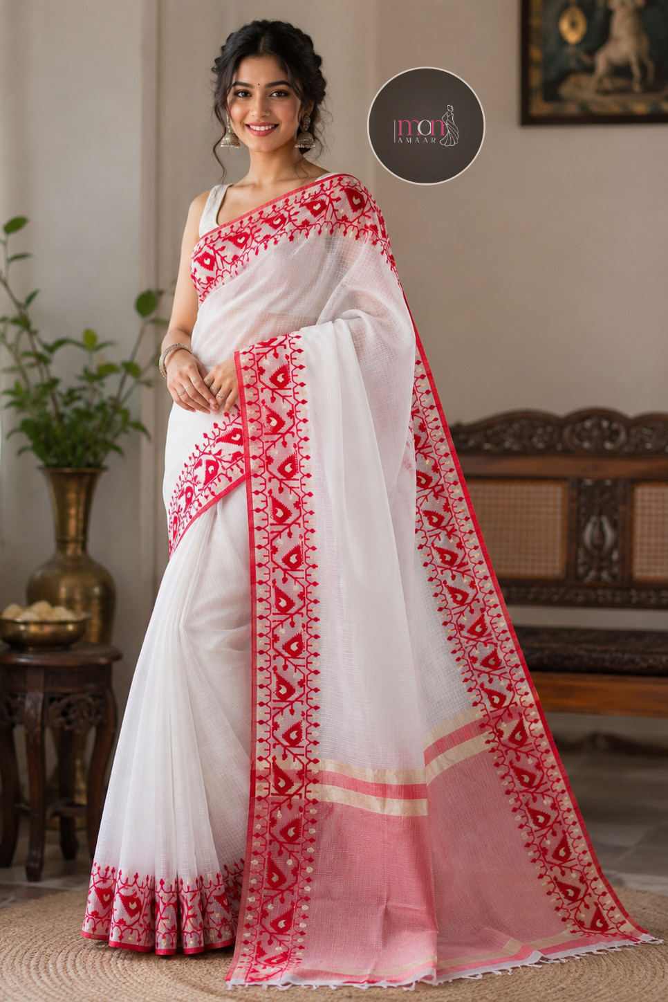Kankabati Premium Kota Jamdani Saree