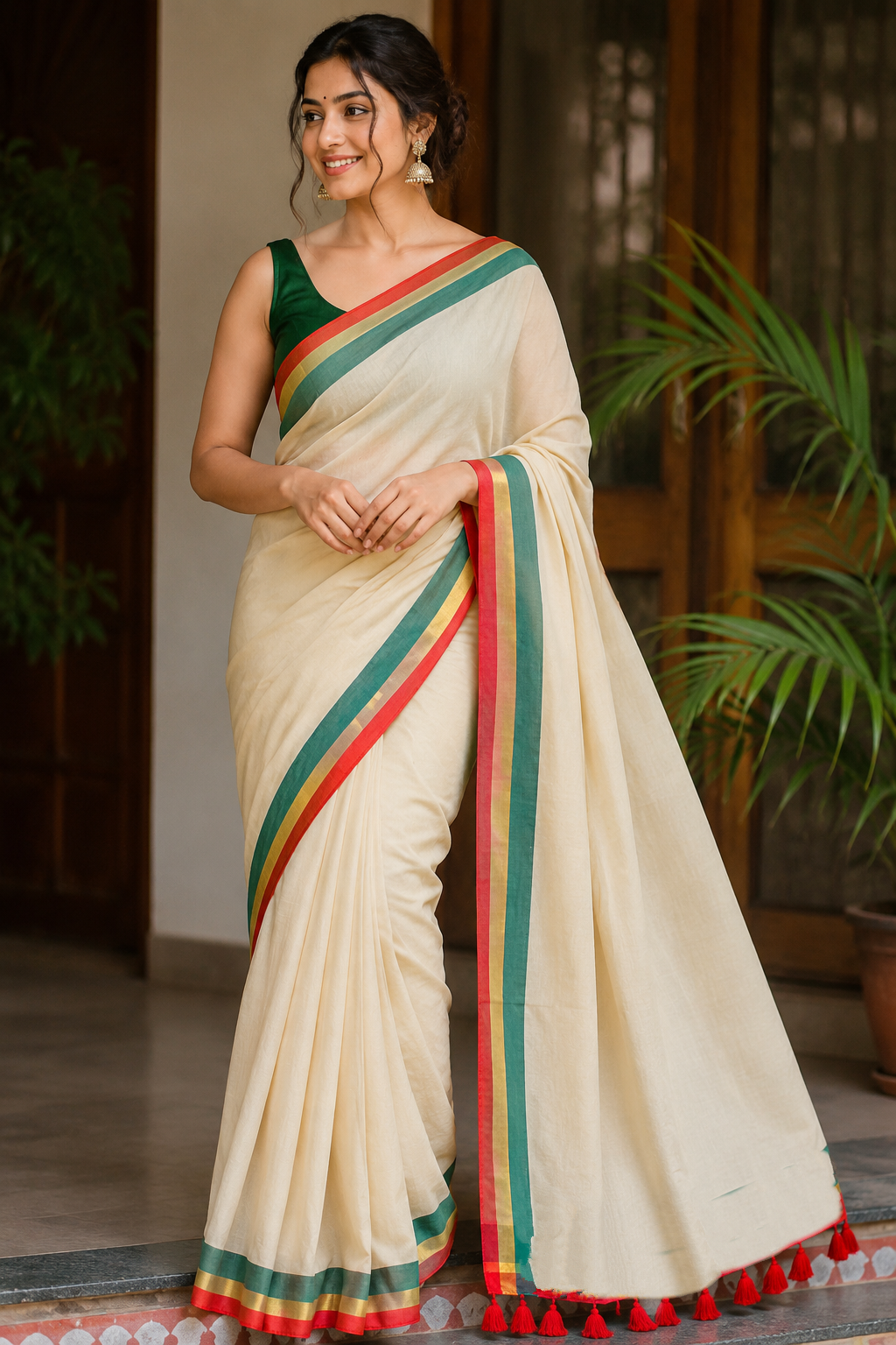Roddur Kotha Mul Cotton Saree