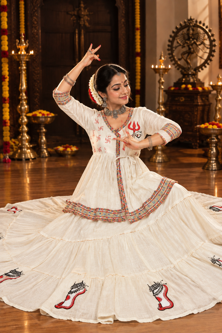 Nritya Mohini Cotton Lehenga