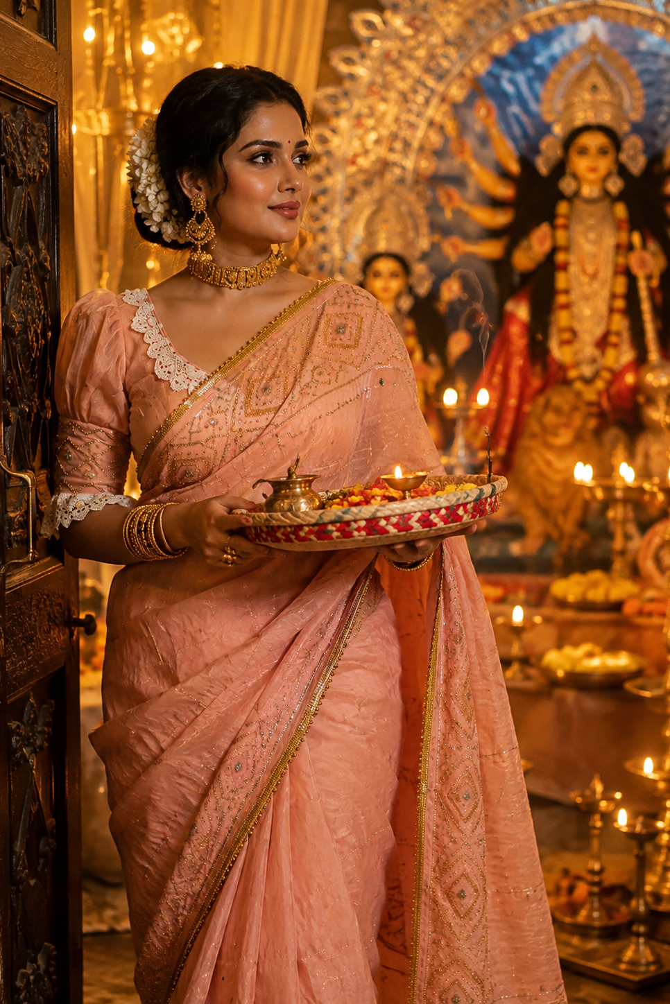 Monihar Katdana Jamdani Saree