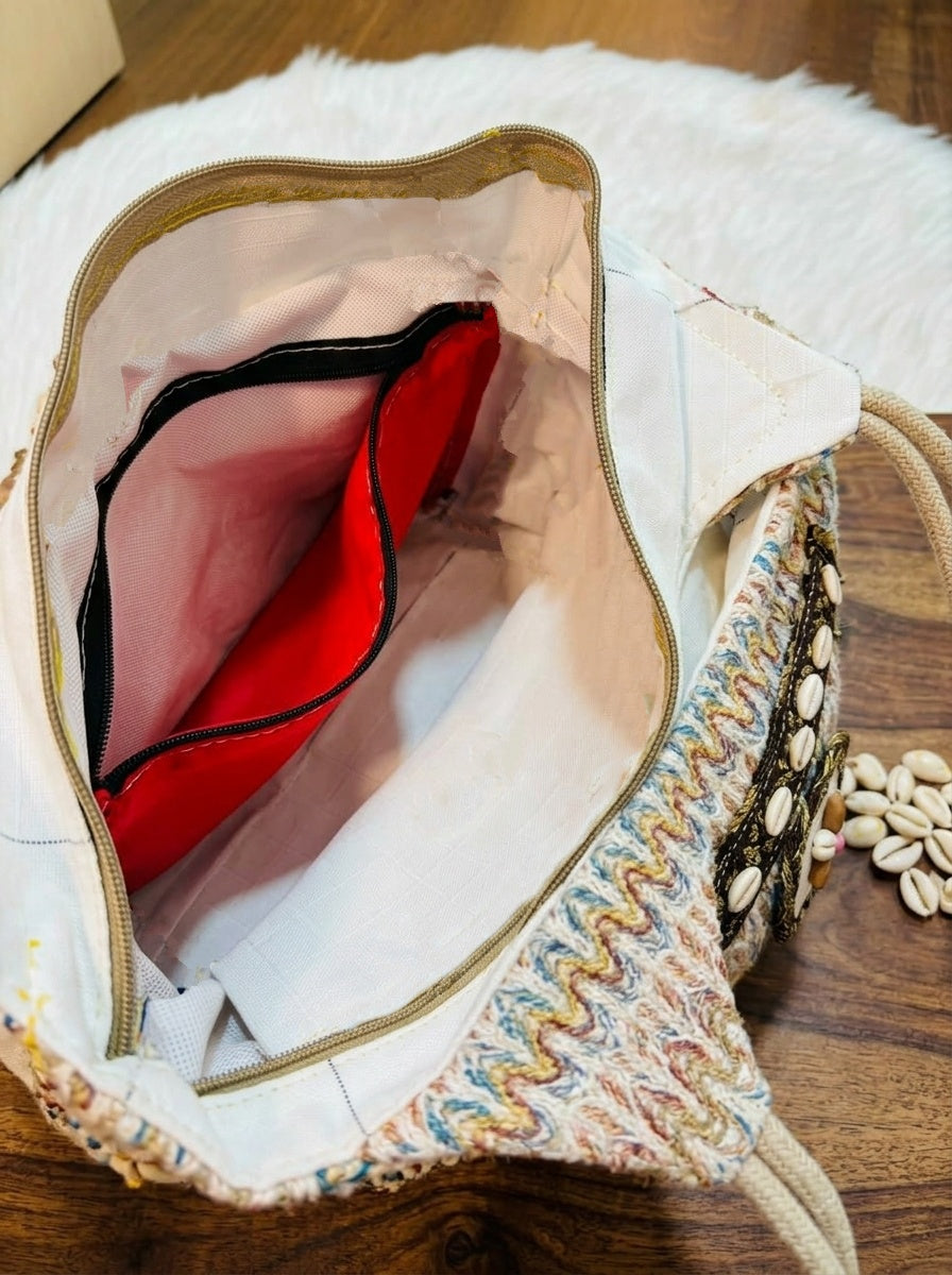 Ocean Kissed- Boho Tote Bag