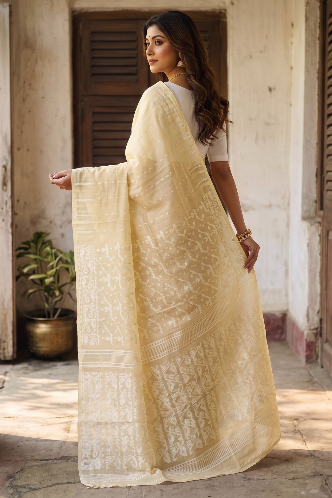 Moner Alo-Bengal Jamdani Saree
