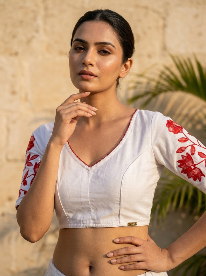 Appealing Applique -Designer Blouse