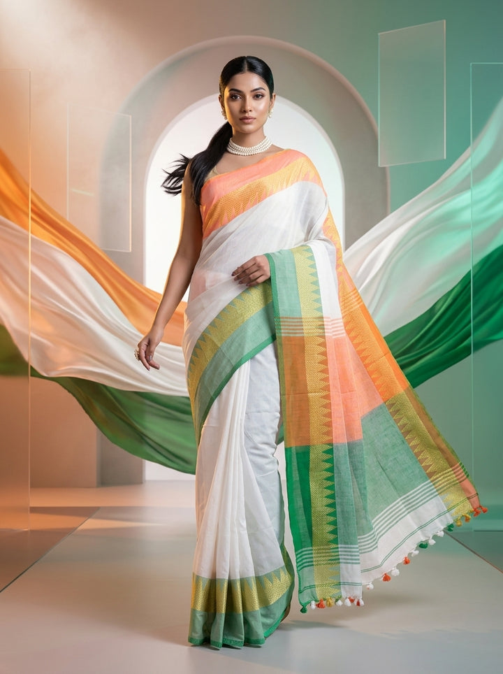 Independence Day Saree ( I Love My India)