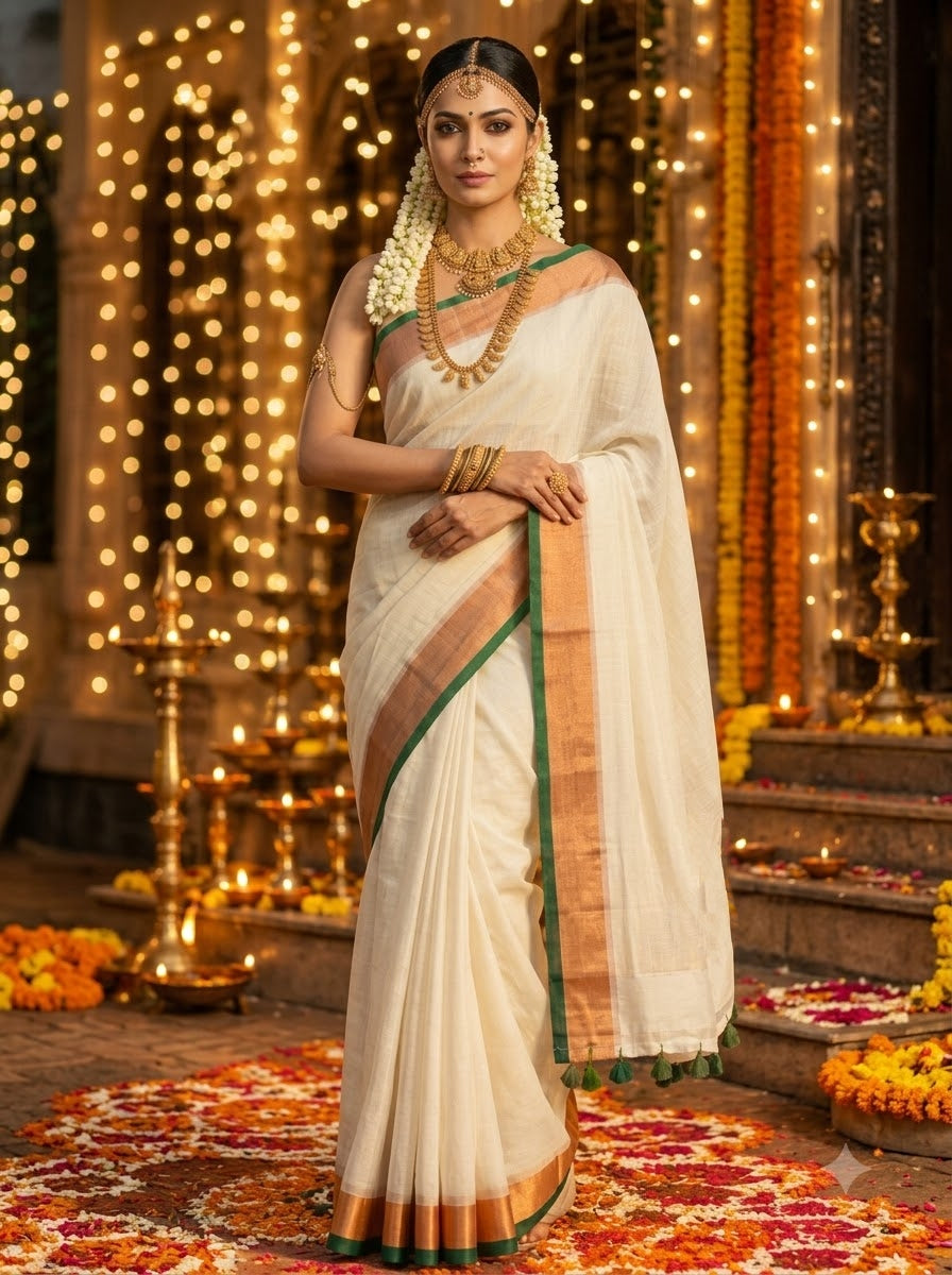 Swarnabhoomi Mul Cotton Saree