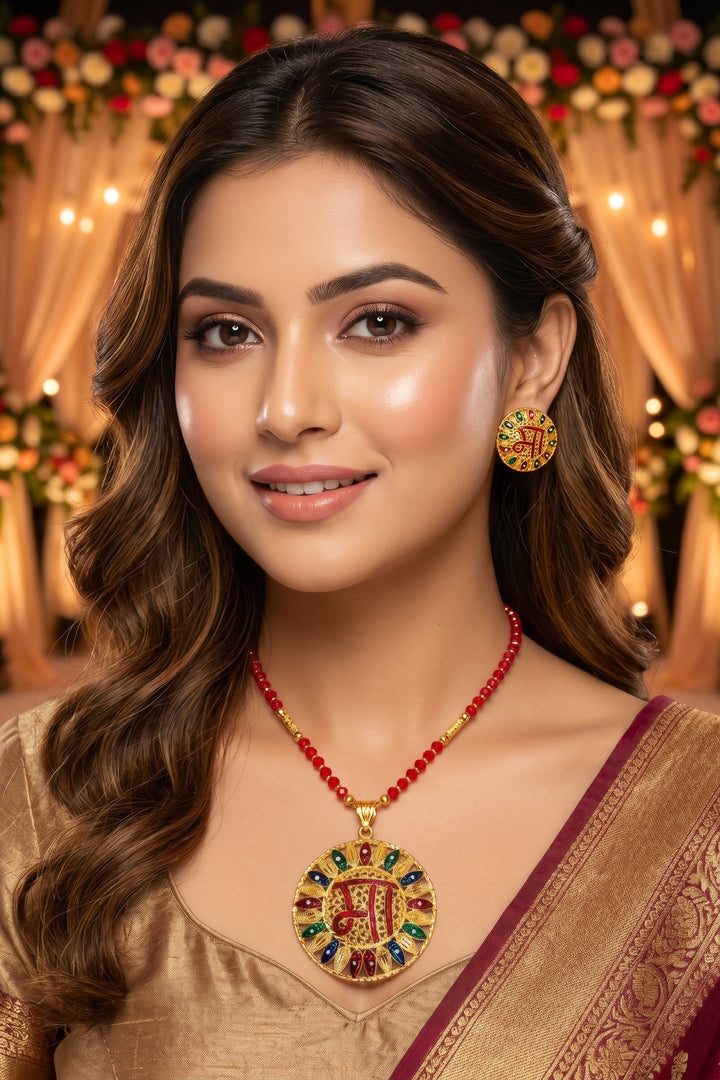 Maa (Gold Plated Necklace Set)