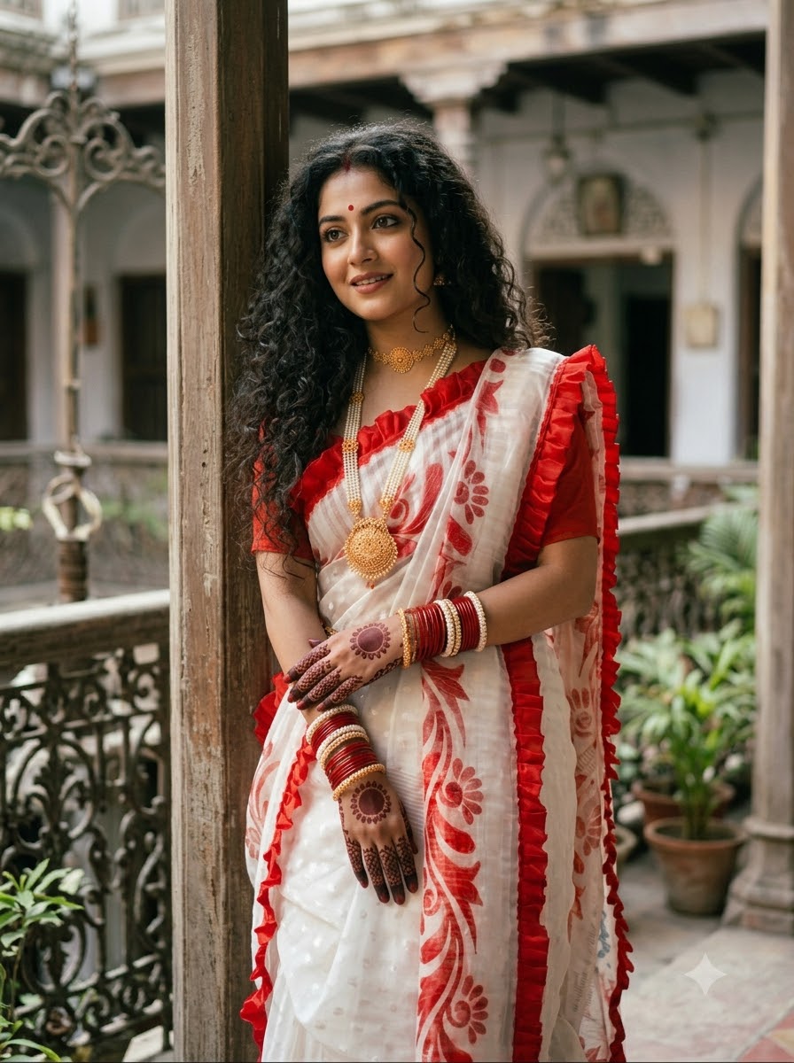 Pushpanjali Special Jamdani Saree