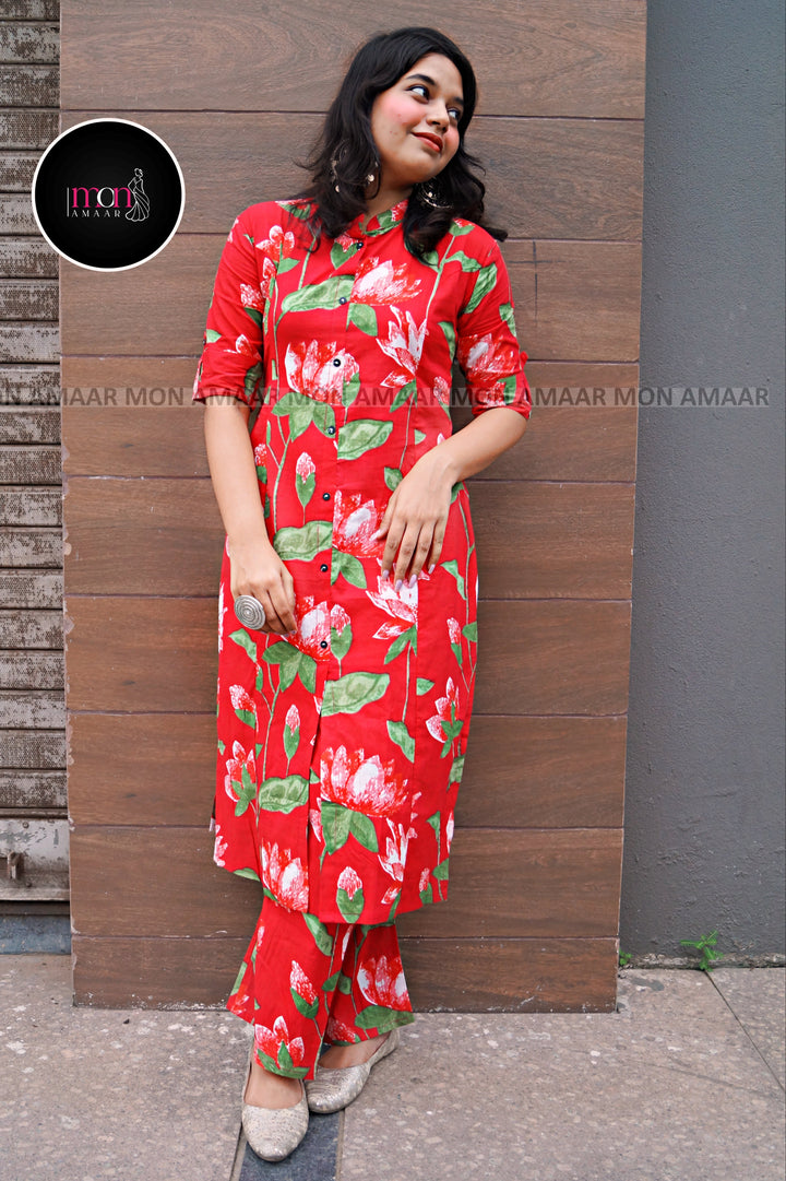 Floral Delight -Cotton Coord Set