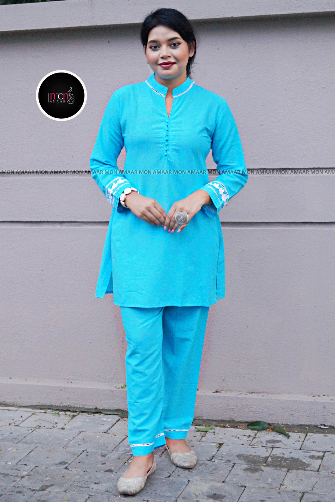 Sky Fun- Cotton Coord Set