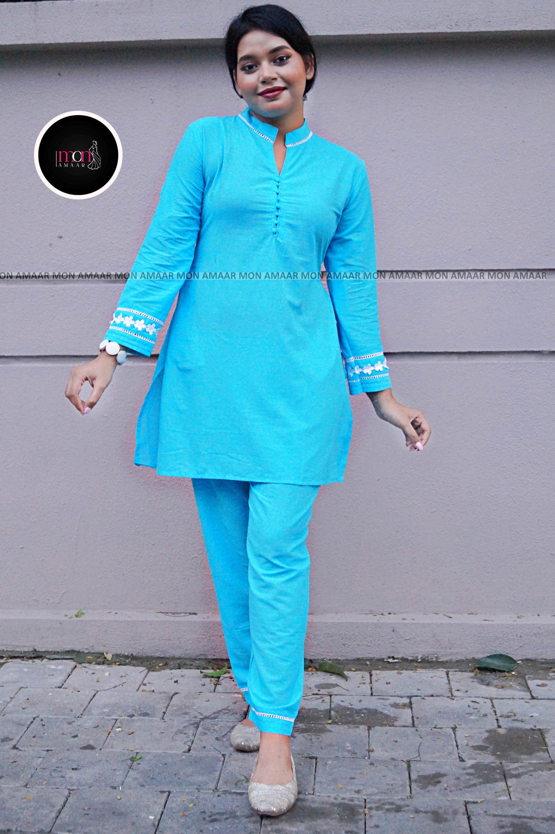 Sky Fun- Cotton Coord Set