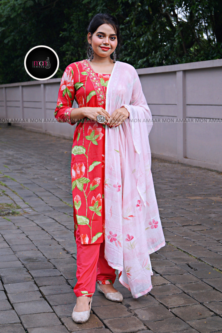 Beauty In Basic Cotton Kurti Set